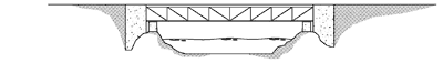 bridge under construction over truss bridge construction