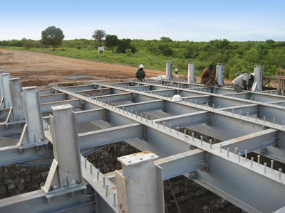 photo of composite beam bridge